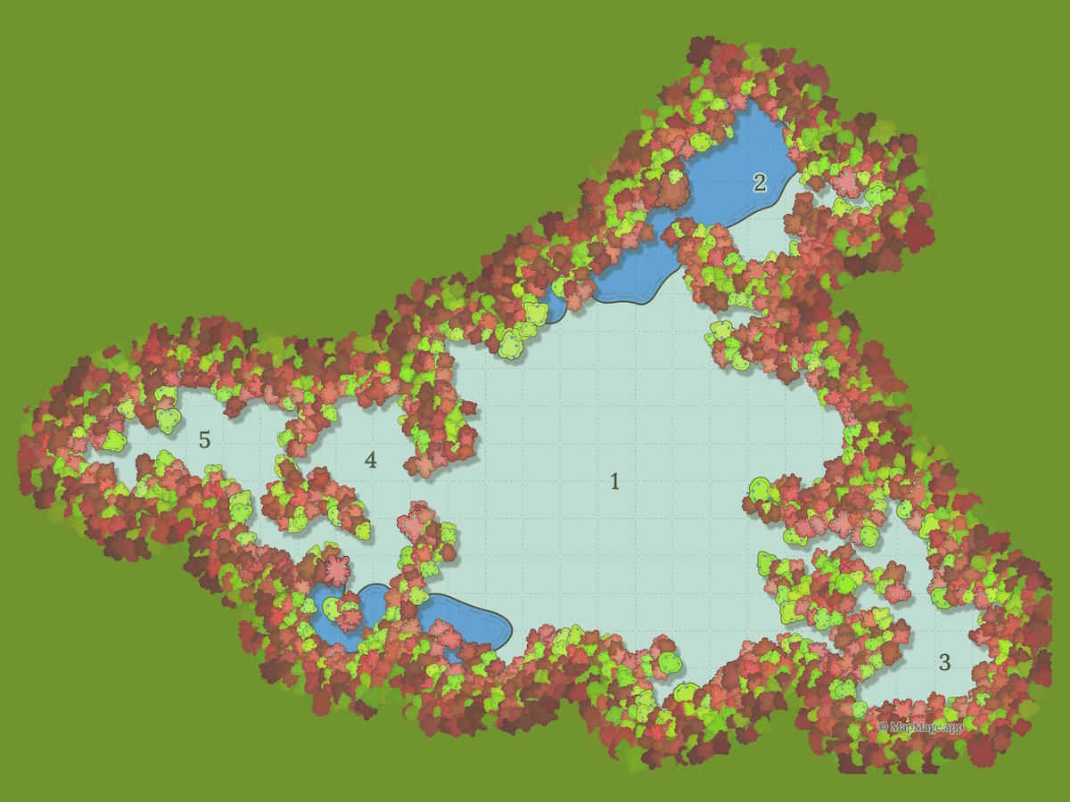 Example forest glade map